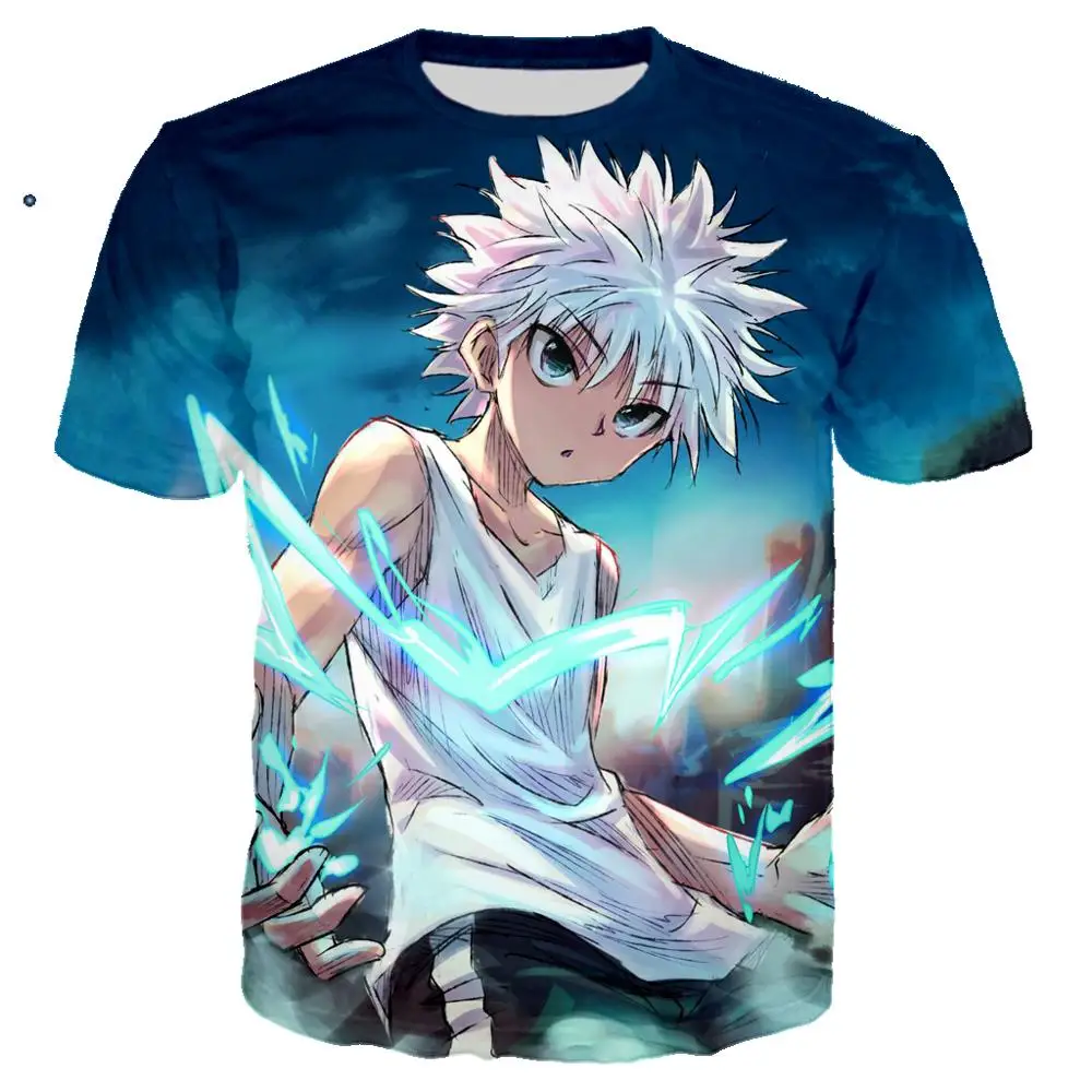 3D Printed Anime Killua T-shirts Hunter X Hunter Cool Clothing Summer Men Women Fashion Streetwear Oversized Casual T Shirt Tops
3D Printed Anime Killua T-shirts Hunter X Hunter Cool Clothing Summer Men Women Fashion Streetwear Oversized Casual T Shirt Tops