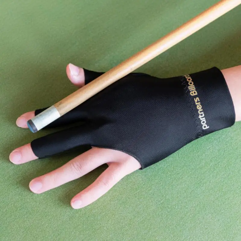 

1pc Snooker Accessories Billiards Black Eight Dedicated High-end Three Finger Glove Fingerless Gloves 2023 New
