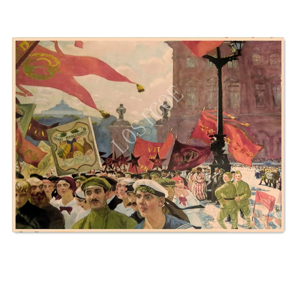 Propaganda poster of victory in World War II, Soviet Union CCCP USSR Communism Wallpaper Vintage Kraft Paper Print Art Painting
Propaganda poster of victory in World War II, Soviet Union CCCP USSR Communism Wallpaper Vintage Kraft Paper Print Art Painting