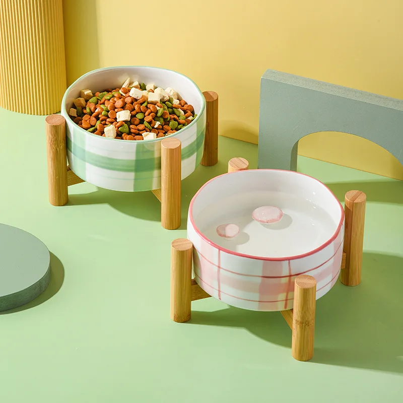 Mesh mushroom ceramic pet bowl with bamboo frame cat bowl dog bowl heightened protection cervical vertebra cat food bowl pets
Mesh mushroom ceramic pet bowl with bamboo frame cat bowl dog bowl heightened protection cervical vertebra cat food bowl pets