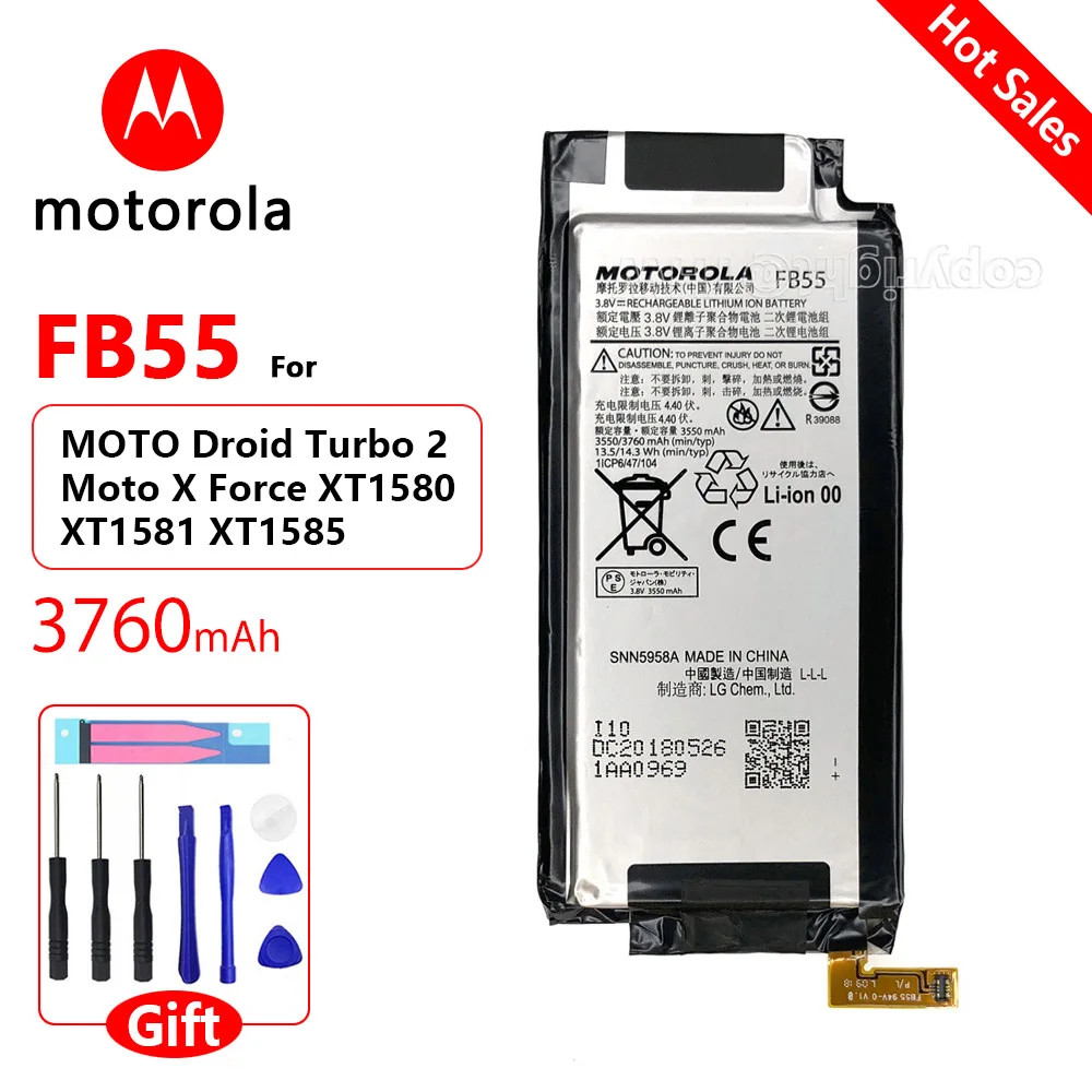 Оригинальный новый аккумулятор Motorola FB55 3550 мАч для Motorola Moto DROID Turbo 2 XT1585 XT1581 XT1580 Moto X Force, батареи для телефона
Оригинальный новый аккумулятор Motorola FB55 3550 мАч для Motorola Moto DROID Turbo 2 XT1585 XT1581 XT1580 Moto X Force, батареи для телефона
