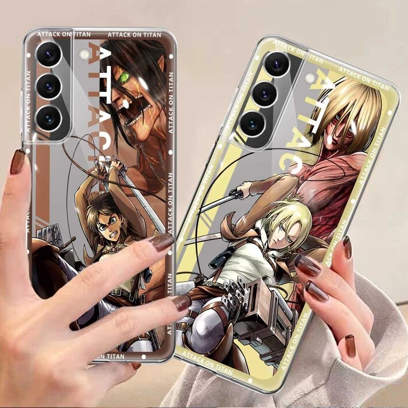 Прозрачный чехол для телефона с рисунком атаки на Титанов манга для Samsung S21 Plus S20 FE S22 Ultra 5G S23 S23Ultra S22Ultra S20FE S21FE
Прозрачный чехол для телефона с рисунком атаки на Титанов манга для Samsung S21 Plus S20 FE S22 Ultra 5G S23 S23Ultra S22Ultra S20FE S21FE