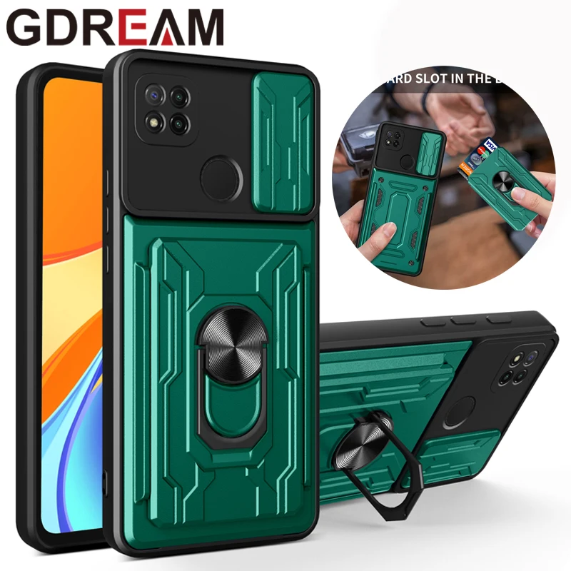 Shockproof Phone Case For Redmi 9A 9C 9T 10 10C 4G Magnetic Ring Holder Slot Push Window Back Cover For Redmi K40Pro K50 Gaming
Shockproof Phone Case For Redmi 9A 9C 9T 10 10C 4G Magnetic Ring Holder Slot Push Window Back Cover For Redmi K40Pro K50 Gaming