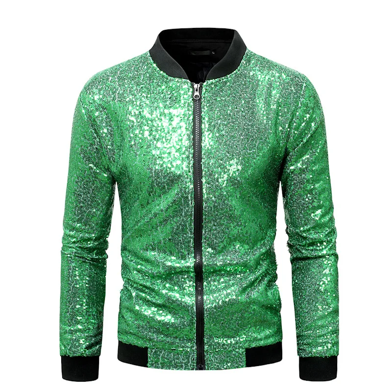 Mens Sparkly Sequins Bomber Jacket 2023 Brand New Zip Up Varsity Jacket Halloween Party Disco Shiny Clubwear Baseball Jacket 2XL
Mens Sparkly Sequins Bomber Jacket 2023 Brand New Zip Up Varsity Jacket Halloween Party Disco Shiny Clubwear Baseball Jacket 2XL