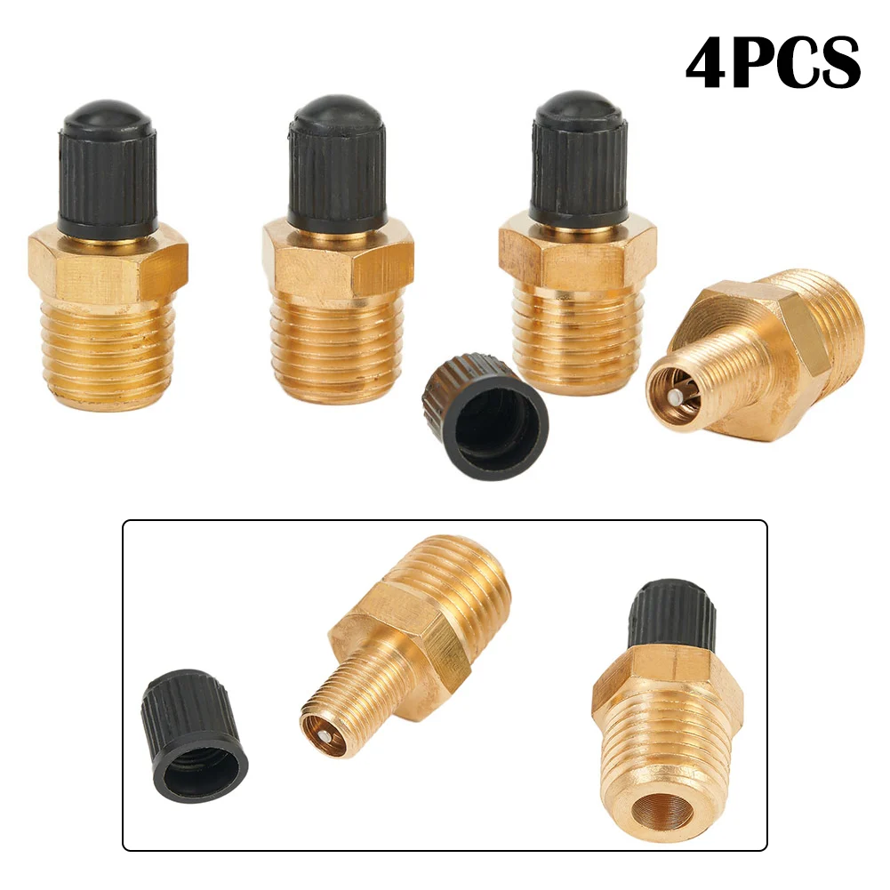 Pneumatic Tank Fill Valve 1/4" NPT MPT 4pcs Air Compressor Household Kit Part Replacement Set Solid Brass Tool
Pneumatic Tank Fill Valve 1/4" NPT MPT 4pcs Air Compressor Household Kit Part Replacement Set Solid Brass Tool