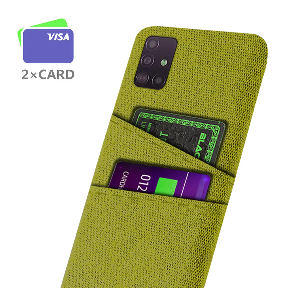 For Samsung Galaxy A51 4G Case Dual Card Fabric Cloth Luxury Cover For Samsung A51 A 51 4G SM-A515F/DSN SM-A515U Coque Funda
For Samsung Galaxy A51 4G Case Dual Card Fabric Cloth Luxury Cover For Samsung A51 A 51 4G SM-A515F/DSN SM-A515U Coque Funda