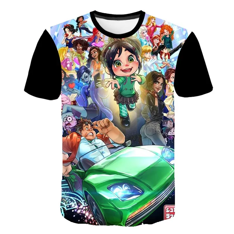 Disney Ralph Breaks the Internet T Shirt Kids Funny Summer Cartoon 3D Harajuku T Shirt Boys Kids Clothing Popular Short Sleeves
Disney Ralph Breaks the Internet T Shirt Kids Funny Summer Cartoon 3D Harajuku T Shirt Boys Kids Clothing Popular Short Sleeves