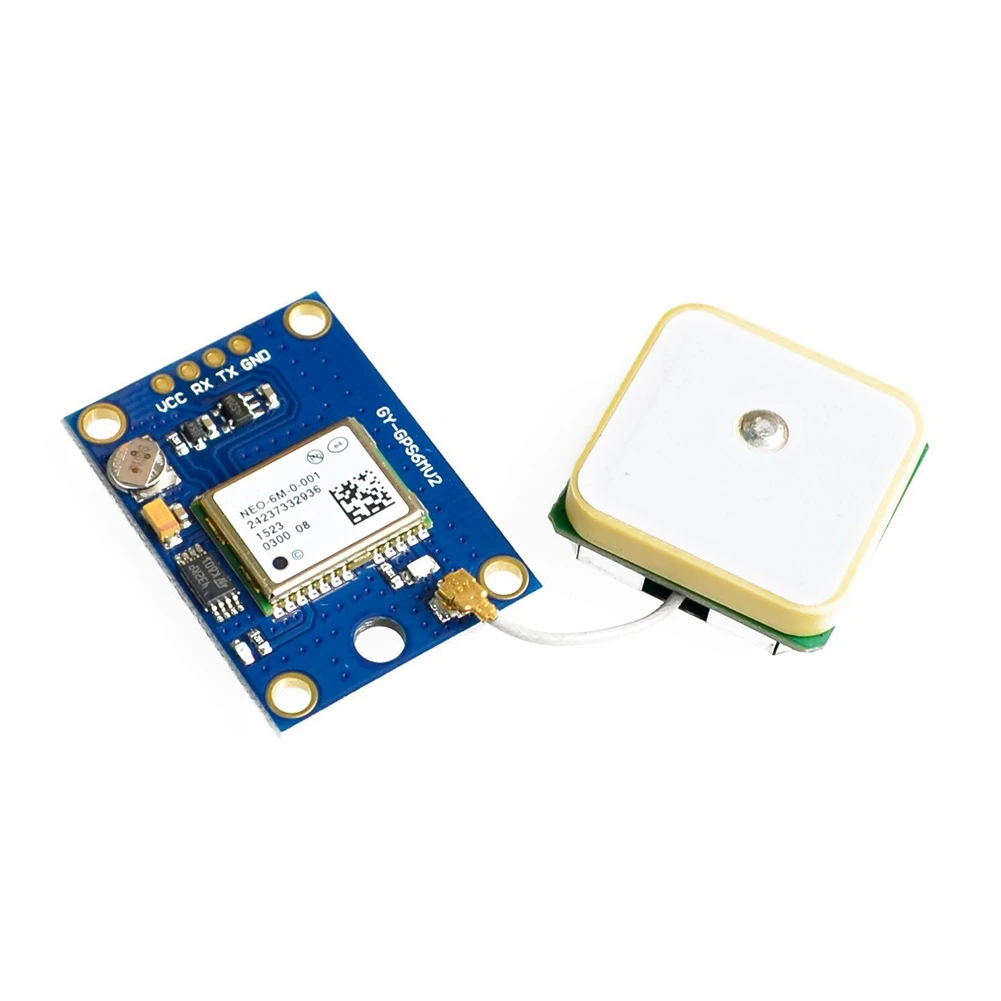 

GY-NEO6MV2 New NEO-6M GPS Module NEO6MV2 with Flight Control EEPROM MWC APM2.5 Large Antenna for Arduino