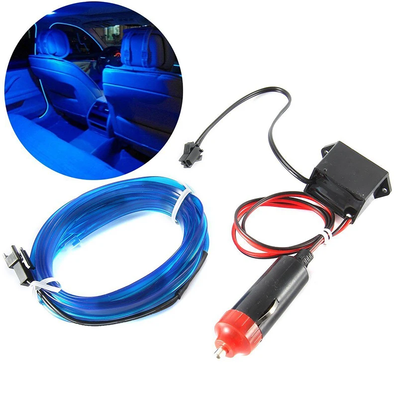 2m Car LED Ambient Light Wire Strip Decorative Lamps Cold Blue Diode Universal Interior Flexible Atmosphere El Wire Neon Lights
2m Car LED Ambient Light Wire Strip Decorative Lamps Cold Blue Diode Universal Interior Flexible Atmosphere El Wire Neon Lights