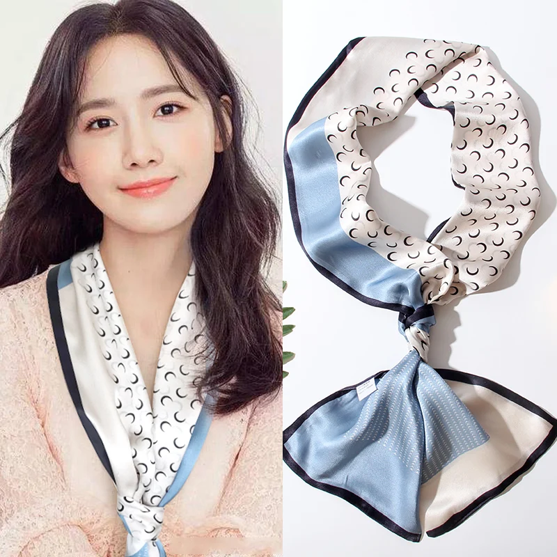 100% Pure Silk Scarf For Women Small Long Neck Hair Scarves for Bag Accessories Strap Neckerchiefs Belt Tie Handbag Ribbons
100% Pure Silk Scarf For Women Small Long Neck Hair Scarves for Bag Accessories Strap Neckerchiefs Belt Tie Handbag Ribbons