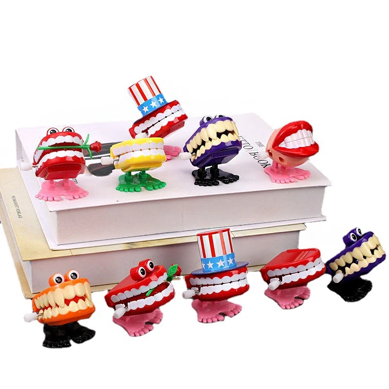 Novelty Jump Tooth Clockwork Toys for Boys Funny On the Chain Beating Teeth with Eyes Jump Toy Gifts for Children's Birthdays
Novelty Jump Tooth Clockwork Toys for Boys Funny On the Chain Beating Teeth with Eyes Jump Toy Gifts for Children's Birthdays