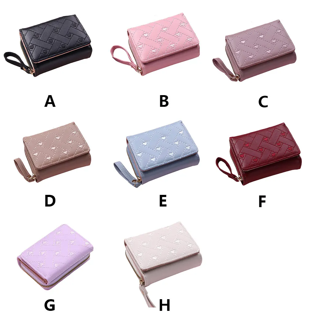 Women Fashion Trifold Wallet Cute Female Multi-slots Wallets Portable Leather Cash Purse Zipper Card Holder Case
Women Fashion Trifold Wallet Cute Female Multi-slots Wallets Portable Leather Cash Purse Zipper Card Holder Case