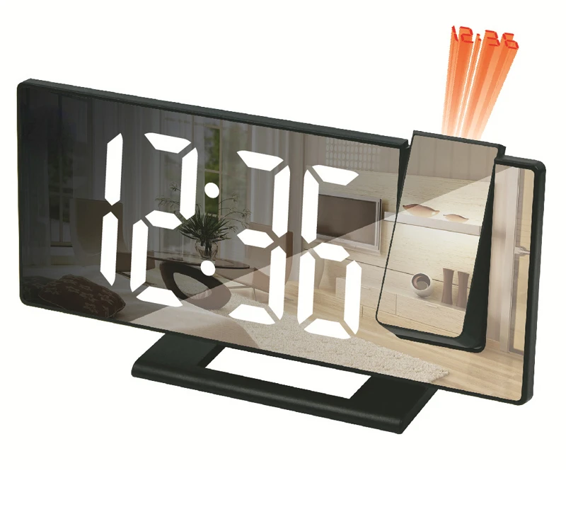 New LED Digital Smart Alarm Clock Watch Table Electronic Desktop Clocks USB Wake Up Clock with 180° Time Projector Snooze
New LED Digital Smart Alarm Clock Watch Table Electronic Desktop Clocks USB Wake Up Clock with 180° Time Projector Snooze