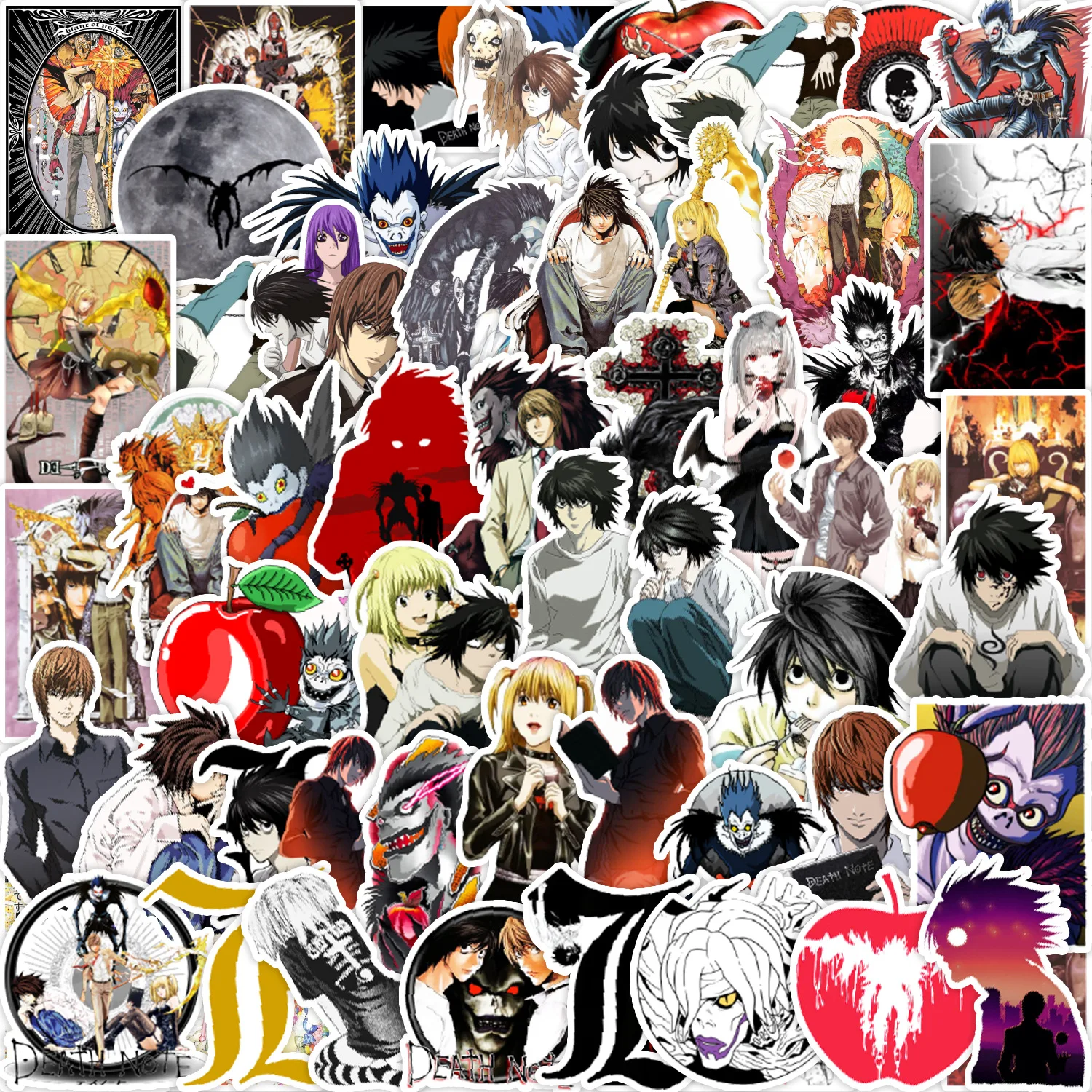 10/50Pcs Two-dimensional DEATH NOTE Series Yagami Light Graffiti Stickers for Desktop Bedroom Room Decoration Stickers
10/50Pcs Two-dimensional DEATH NOTE Series Yagami Light Graffiti Stickers for Desktop Bedroom Room Decoration Stickers