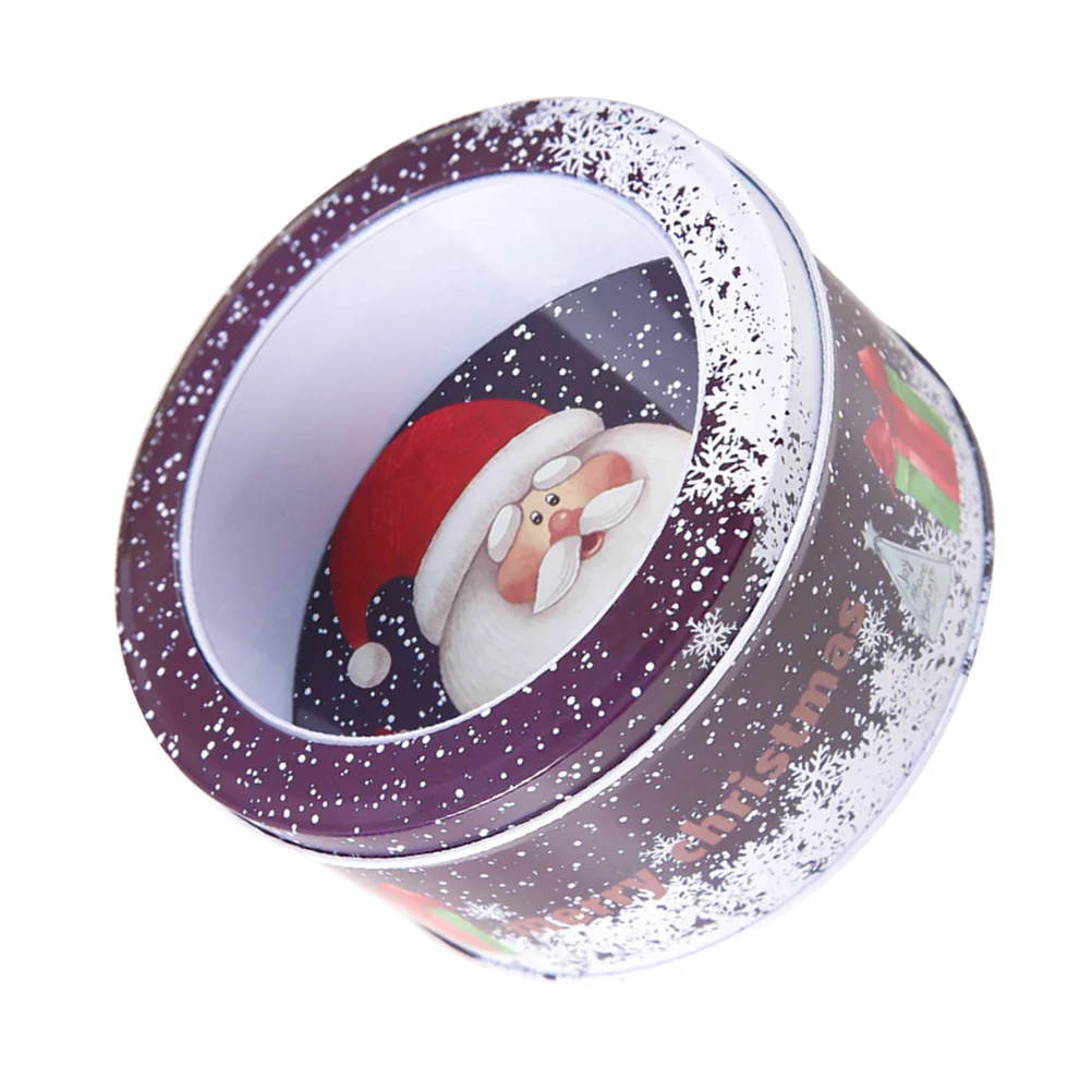 2 Candy Tin for Christmas Round Creative Transparent Lid Biscuit Tin Candy Jar Gift Box for Decoration Storage Christmas
2 Candy Tin for Christmas Round Creative Transparent Lid Biscuit Tin Candy Jar Gift Box for Decoration Storage Christmas