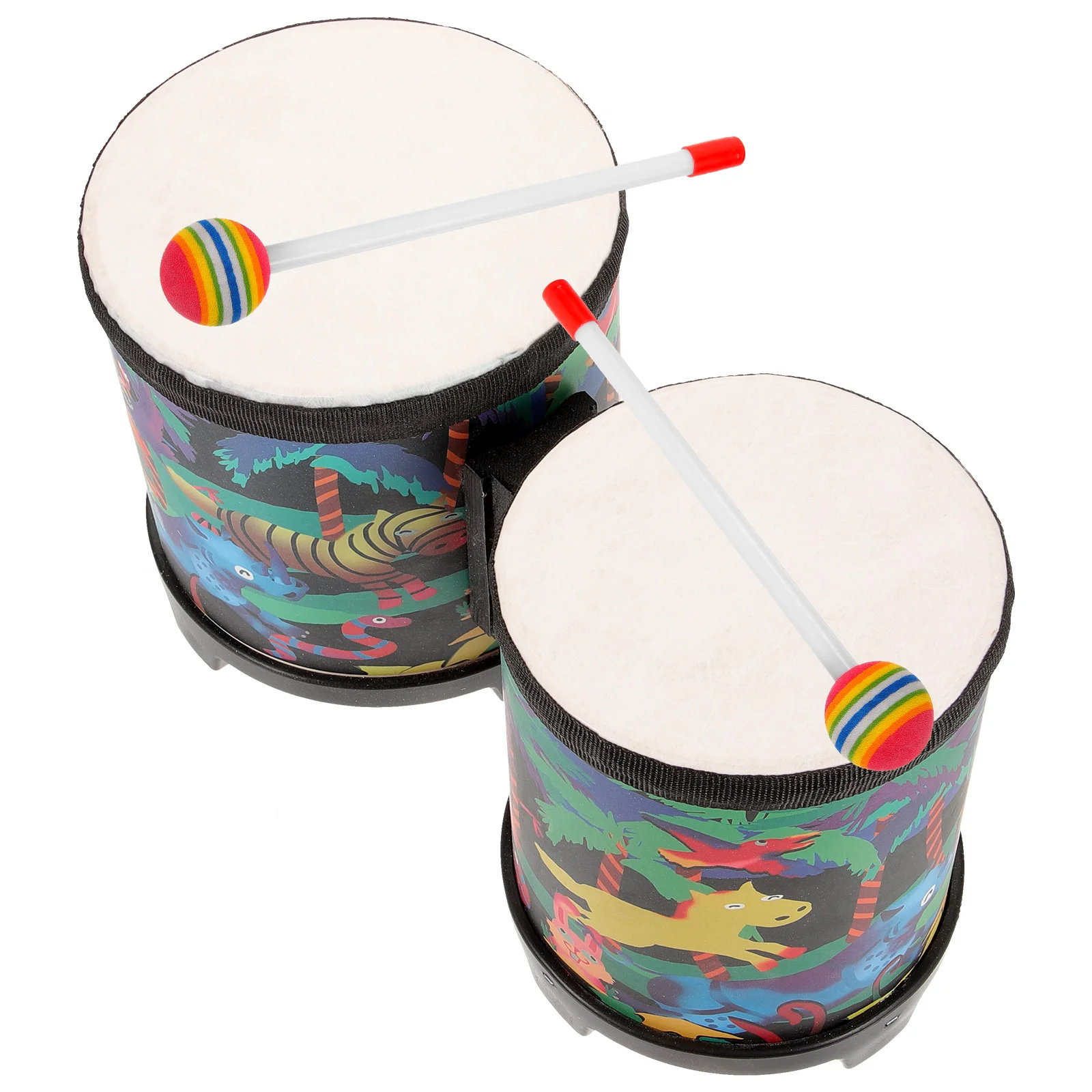 Bongo Drum Percussion Child Toy Percussion Instrument Drum Sticks Kids Ages 9-12 Bongos Western Drums Plastic Educational Toy
Bongo Drum Percussion Child Toy Percussion Instrument Drum Sticks Kids Ages 9-12 Bongos Western Drums Plastic Educational Toy