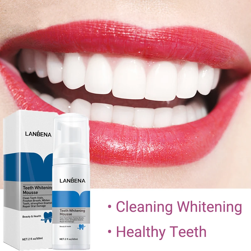 Зубная паста LANBENA для отбеливания зубов, чистый мусс для отбеливания зубов, гигиена полости рта, средство для ухода за пятнами, зубной налет, ...
Зубная паста LANBENA для отбеливания зубов, чистый мусс для отбеливания зубов, гигиена полости рта, средство для ухода за пятнами, зубной налет, ...