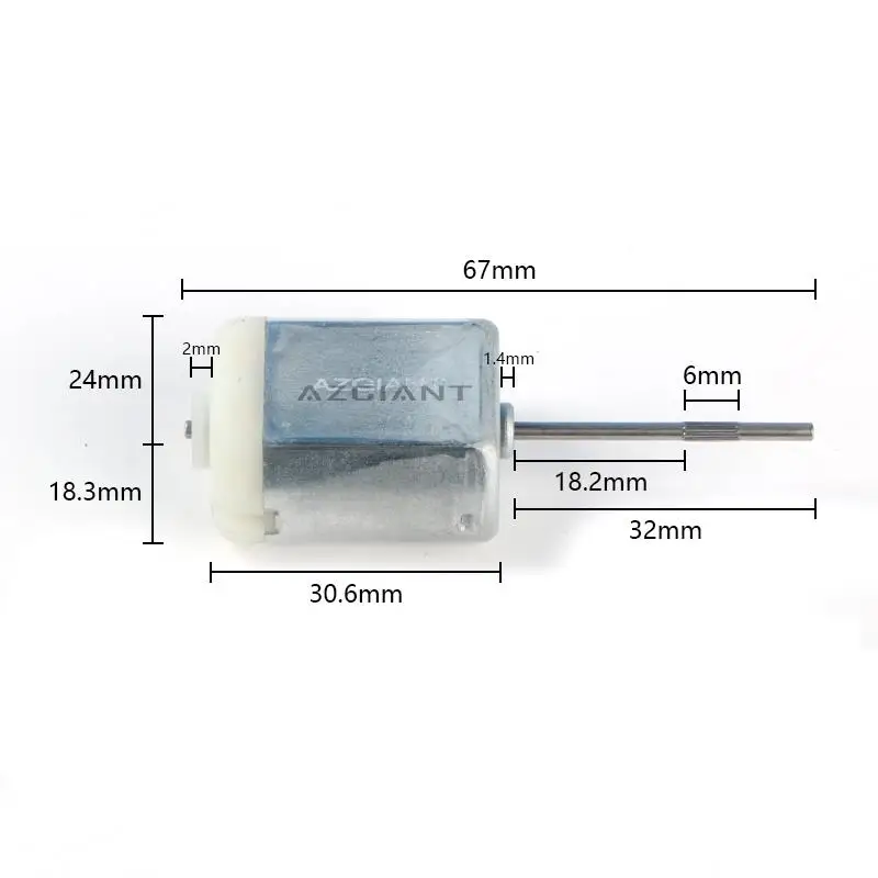 XCCYG Universal 2PCS 32MM 15000RPM Rear Plug Car Door Tailgate Lock Actuator Motor Engine FC280 DC 12V
XCCYG Universal 2PCS 32MM 15000RPM Rear Plug Car Door Tailgate Lock Actuator Motor Engine FC280 DC 12V