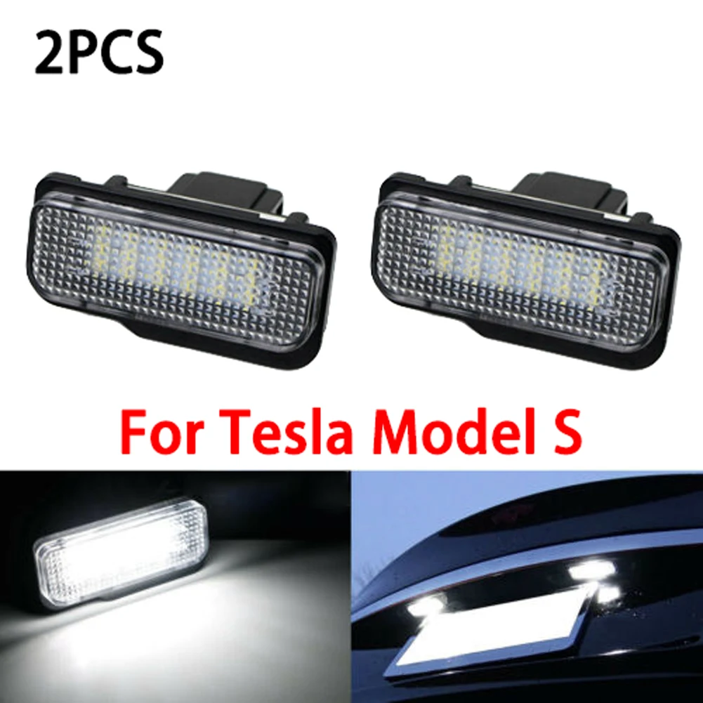 12-30V Car LED License Plate Lights Lamp White 6000-6500K For Tesla Model S 2012-2016 Car Accessories
12-30V Car LED License Plate Lights Lamp White 6000-6500K For Tesla Model S 2012-2016 Car Accessories