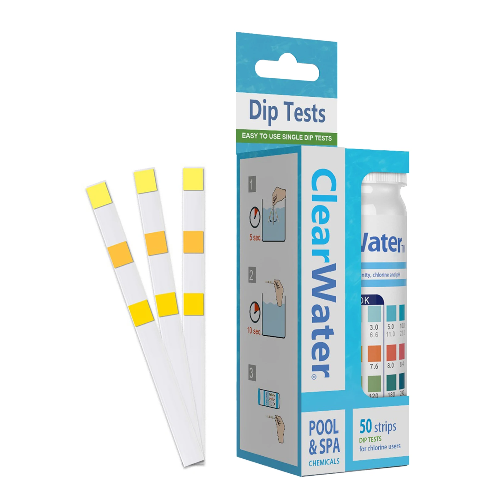 Swimming Pool Water Test Strips 50 Strips Water Quality Test Kit 3-in-1 Water Testing Paper For Pool Water Quality Of Ph Total
Swimming Pool Water Test Strips 50 Strips Water Quality Test Kit 3-in-1 Water Testing Paper For Pool Water Quality Of Ph Total