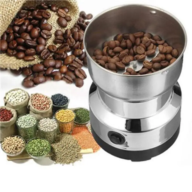 

Electric Coffee Grinder Electric Kitchen Grain Nut Bean Spice Grinder Multi Functional Household Coffee Grinder