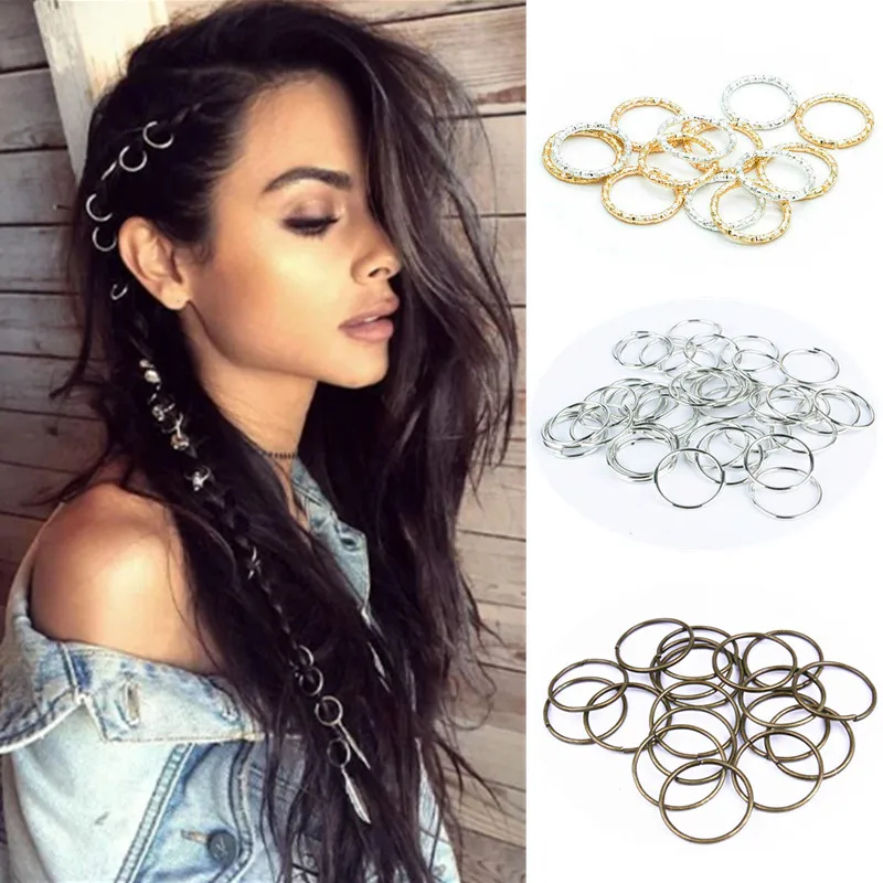 Gold/Silver Hair Braid Dreadlock Beads 50-200 Pcs Cuffs Rings Tube Accessories Hoop Circle Approx 8-18mm Inner Hole Hair Rings 
Gold/Silver Hair Braid Dreadlock Beads 50-200 Pcs Cuffs Rings Tube Accessories Hoop Circle Approx 8-18mm Inner Hole Hair Rings