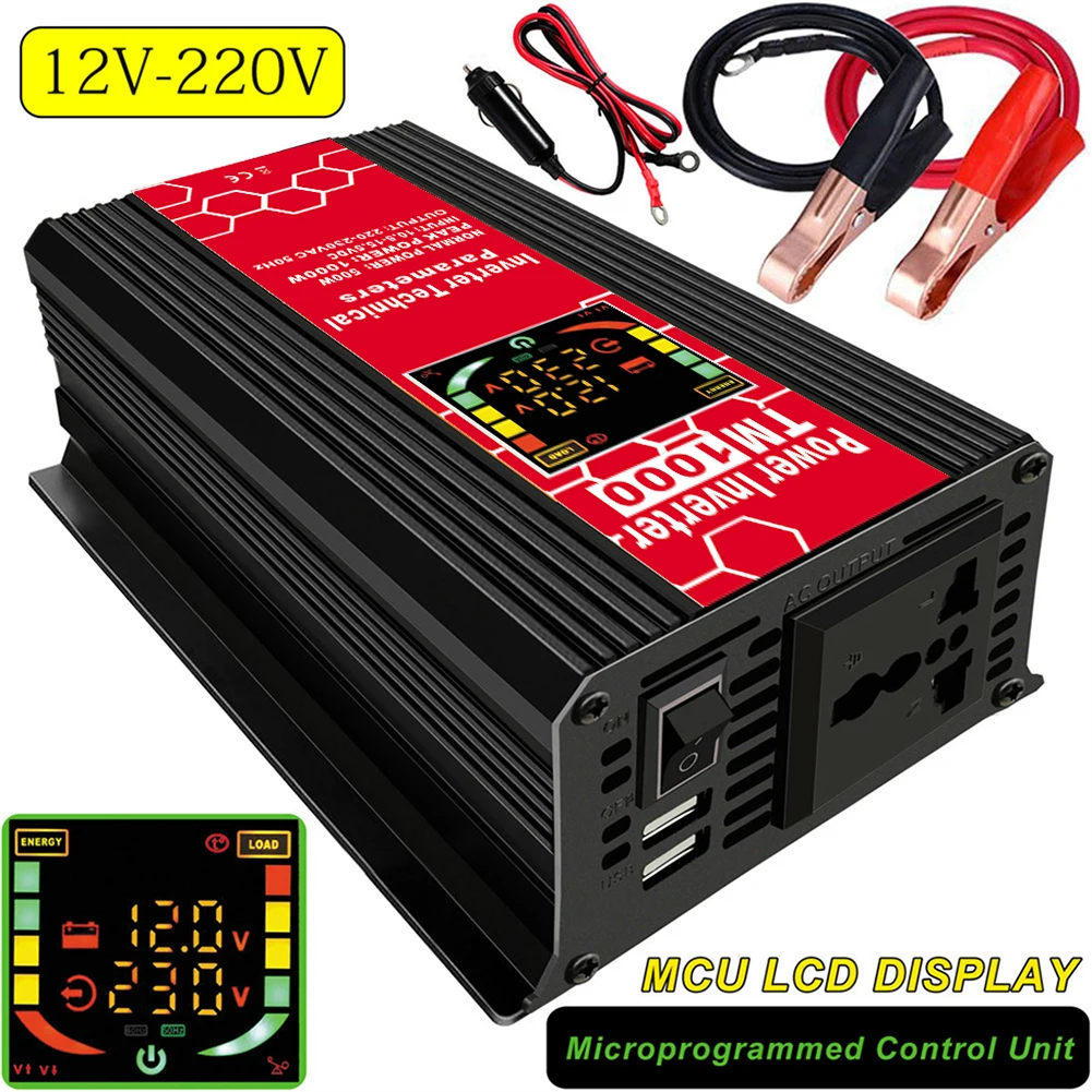 Car Inverter Converter Wave Inverter DC12V to AC110220V Converter Lightweight and Compact Easy to Carry and Use Anywhere
Car Inverter Converter Wave Inverter DC12V to AC110220V Converter Lightweight and Compact Easy to Carry and Use Anywhere