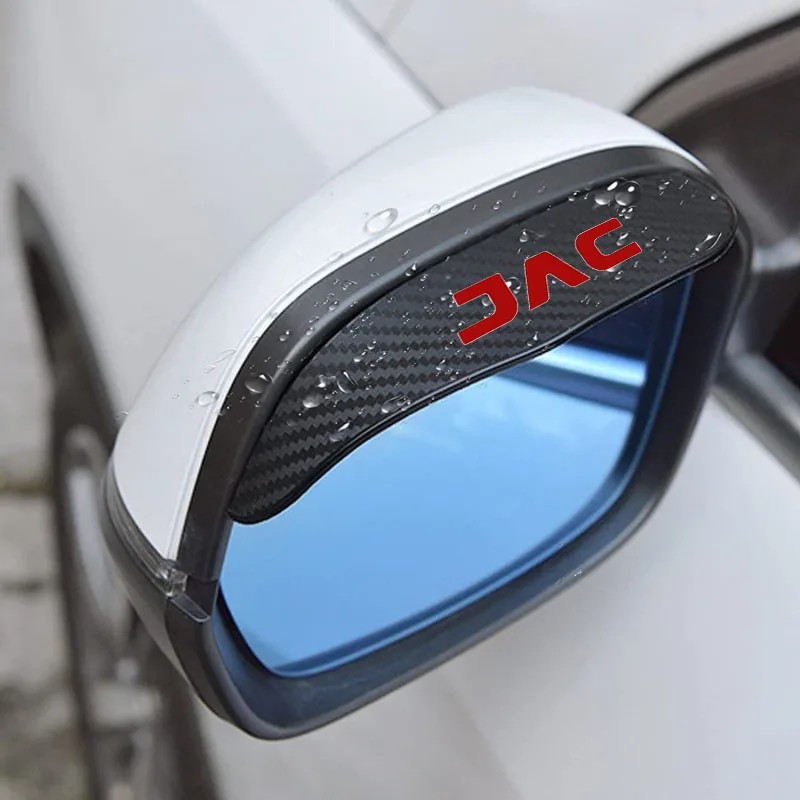 

Car Rear view Mirror sticker rain eyebrow weatherstrip auto mirror Rain Shield For JAC Refine J3 J2 S5 A5 J5 J6 J4 Vapour S2 T8