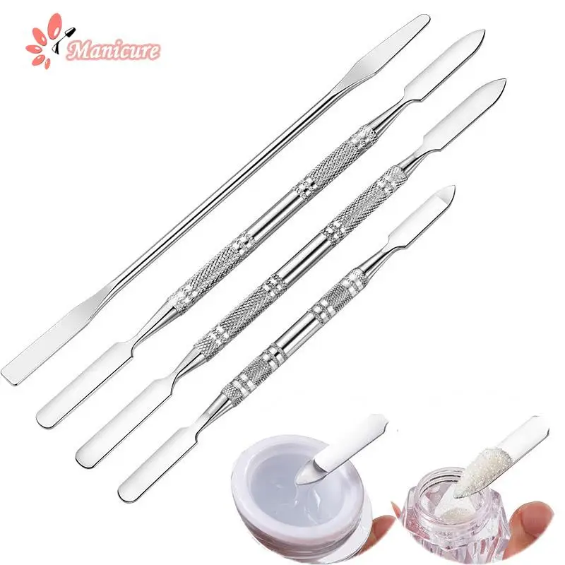 1Pcs Stainless Steel Dual Heads Makeup Toner Spatula Nail Stick Mixing Tool Cosmetic Make Up Blending Tool Metal Stirring Stick
1Pcs Stainless Steel Dual Heads Makeup Toner Spatula Nail Stick Mixing Tool Cosmetic Make Up Blending Tool Metal Stirring Stick