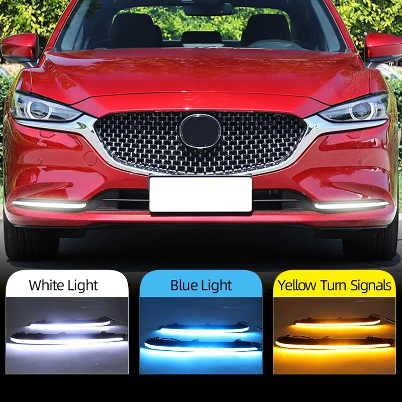 Дневные ходовые огни для Mazda 6 Atenza 2020 +, стрейсеры, сигналы поворота, светло-голубые DRL
Дневные ходовые огни для Mazda 6 Atenza 2020 +, стрейсеры, сигналы поворота, светло-голубые DRL