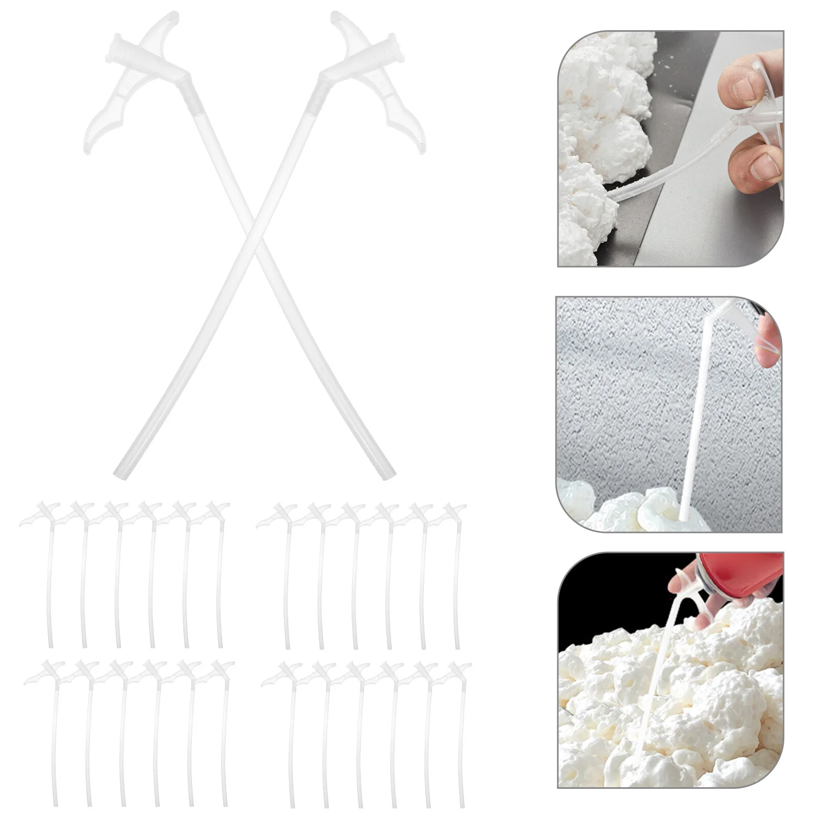 30 Pcs Spray Replacement Tubes Foaming Agent DIY Foams Tube Replacement Tubes Plastic
30 Pcs Spray Replacement Tubes Foaming Agent DIY Foams Tube Replacement Tubes Plastic