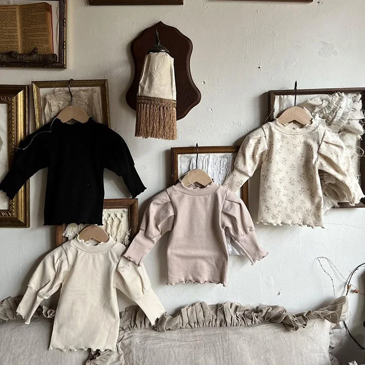 Girls Puff Long Sleeve T-shirt Spring 2022 New Children's T-shirt Baby Wearing Knitwear Kids Girl Bottoming Shirt
Girls Puff Long Sleeve T-shirt Spring 2022 New Children's T-shirt Baby Wearing Knitwear Kids Girl Bottoming Shirt