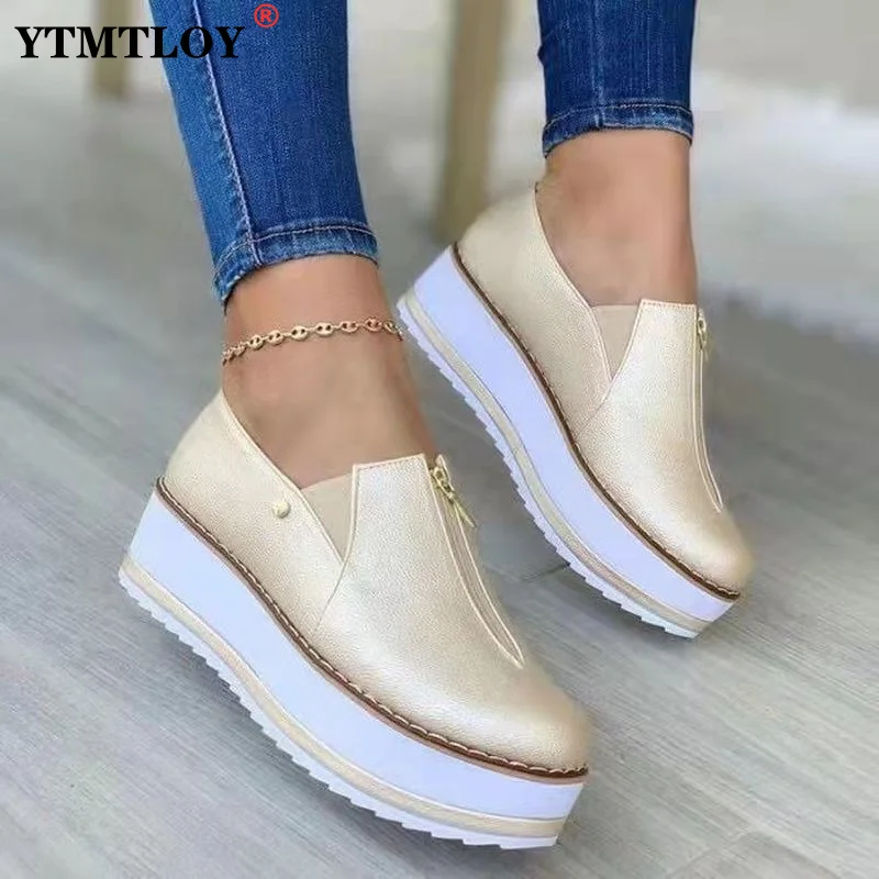 Кроссовки женские на молнии, Повседневные Дышащие, массивная подошва, для ходьбы
Кроссовки женские на молнии, Повседневные Дышащие, массивная подошва, для ходьбы