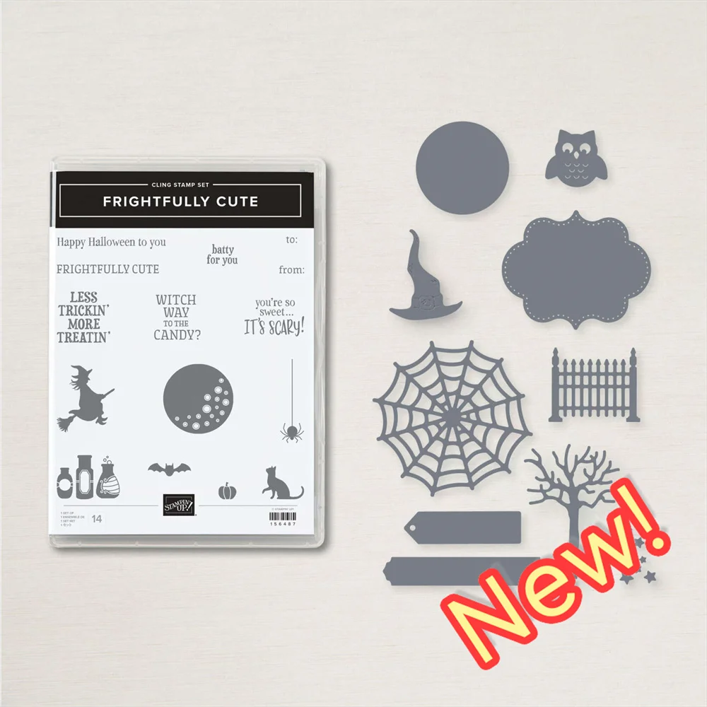 Frightfully Cute Clear Stamps or Metal Cutting Dies Sets for DIY Craft Making Greeting Card Scrapbooking 2023 New Arrival
Frightfully Cute Clear Stamps or Metal Cutting Dies Sets for DIY Craft Making Greeting Card Scrapbooking 2023 New Arrival