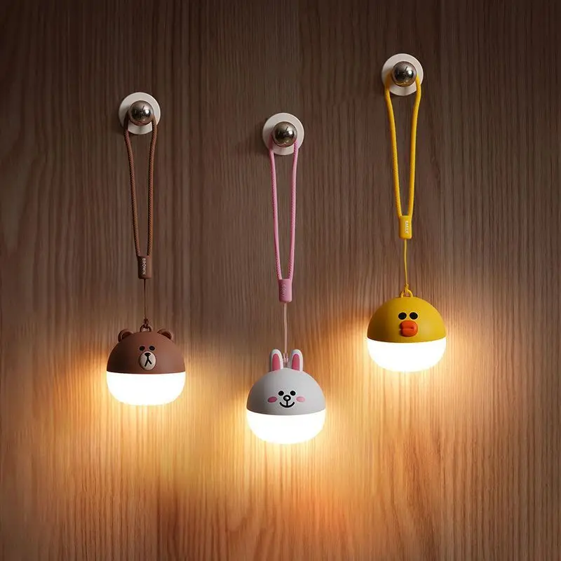 LINE Brown Cartoon Night Light Kawaii Bedroom Charge Eye Protection Bedside Lamp Portable Get Up At Night Sleep with Night Light
LINE Brown Cartoon Night Light Kawaii Bedroom Charge Eye Protection Bedside Lamp Portable Get Up At Night Sleep with Night Light