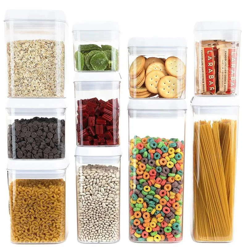 10-Piece 57.9-Cup Plastic Food Storage Container Set, Stackable, BPA Free with Airtight Lids, Clear
10-Piece 57.9-Cup Plastic Food Storage Container Set, Stackable, BPA Free with Airtight Lids, Clear