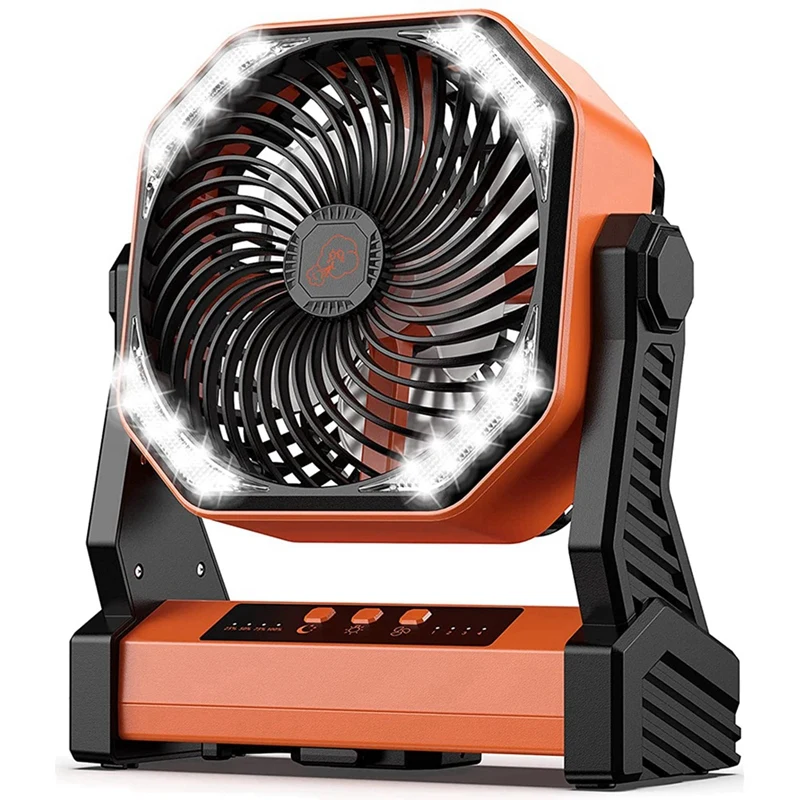 Portable Fan For Travel 20000Mah Rechargeable Battery Powered Fan With LED Light Hook Charging Cable
Portable Fan For Travel 20000Mah Rechargeable Battery Powered Fan With LED Light Hook Charging Cable