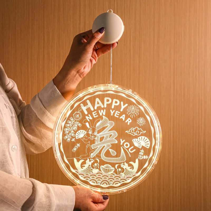 2024 украшение на китайский новый год, подвесной светильник в виде кролика на присоске, 16 см, традиционное китайское украшение для окон, Год Кр...
2024 украшение на китайский новый год, подвесной светильник в виде кролика на присоске, 16 см, традиционное китайское украшение для окон, Год Кр...