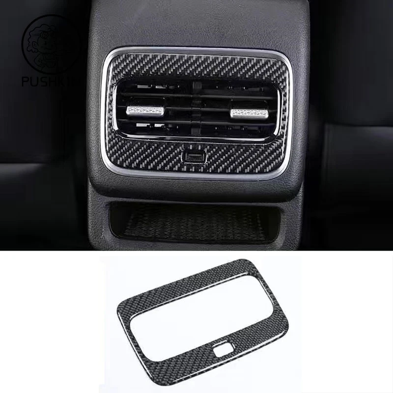 

Carbon Fiber Car Rear Armrest Air Vent Outlet Trims Cover for Chery Omoda C5 5 FX 2022 2023 2024 Accessories Kit Refit Decor