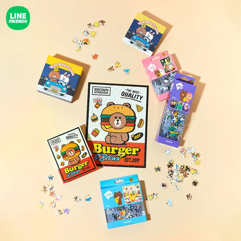 Line Friends коричневый персонаж персонажа Салли Чоко мультфильм кавайная головоломка супер милая Аниме периферийные устройства обучающие игрушки для декомпрессии
Line Friends коричневый персонаж персонажа Салли Чоко мультфильм кавайная головоломка супер милая Аниме периферийные устройства обучающие игрушки для декомпрессии