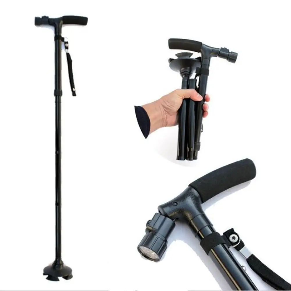 LED Elderly Crutch Walking Stick 4-foot Elderly People Anti-skid Aluminum Walking Aid Stick Stand Holder Help Rest For The Old
LED Elderly Crutch Walking Stick 4-foot Elderly People Anti-skid Aluminum Walking Aid Stick Stand Holder Help Rest For The Old