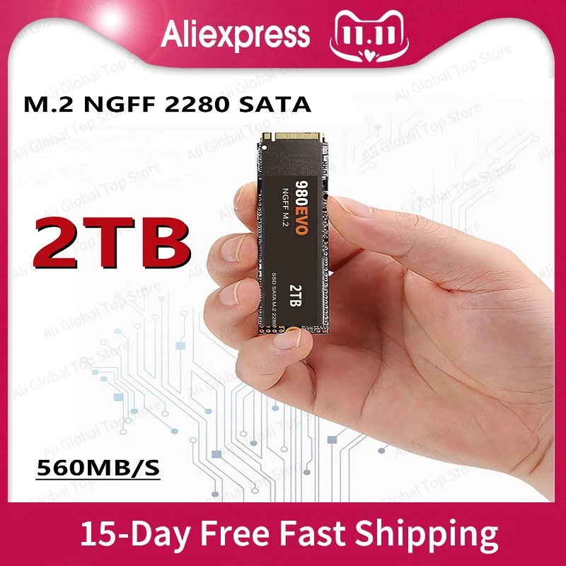 M2 SSD 2280 дюйма, жесткий диск на 1 ТБ, жесткий диск M.2 SSD, жесткий диск SATA NGFF, жесткий диск для ноутбука и ПК
M2 SSD 2280 дюйма, жесткий диск на 1 ТБ, жесткий диск M.2 SSD, жесткий диск SATA NGFF, жесткий диск для ноутбука и ПК