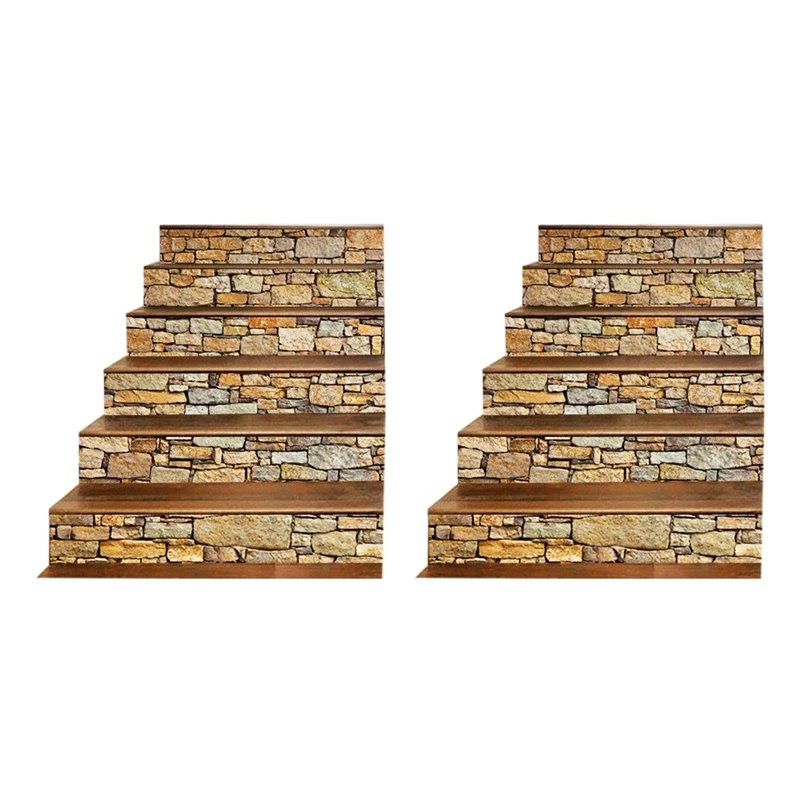 12Pcs 3D Stair Sticker Murals Wall Decal-Vintage Landscape Staircase Sticker Mural Tile Step Stair Risers Sticker
12Pcs 3D Stair Sticker Murals Wall Decal-Vintage Landscape Staircase Sticker Mural Tile Step Stair Risers Sticker