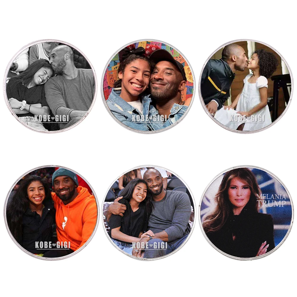 6pcs Kobe Family Sliver Coin Set Warm Home Decor Coins Exquisite Coin Collection Special Birthday Present Lucky Coin Gift
6pcs Kobe Family Sliver Coin Set Warm Home Decor Coins Exquisite Coin Collection Special Birthday Present Lucky Coin Gift