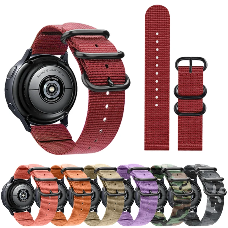 20mm 22mm watch strap For Samsung Galaxy watch 5 pro 46mm 42mm Active2 Gear S2 S3 Huawei watch 2 frontier Sports nylon band
20mm 22mm watch strap For Samsung Galaxy watch 5 pro 46mm 42mm Active2 Gear S2 S3 Huawei watch 2 frontier Sports nylon band