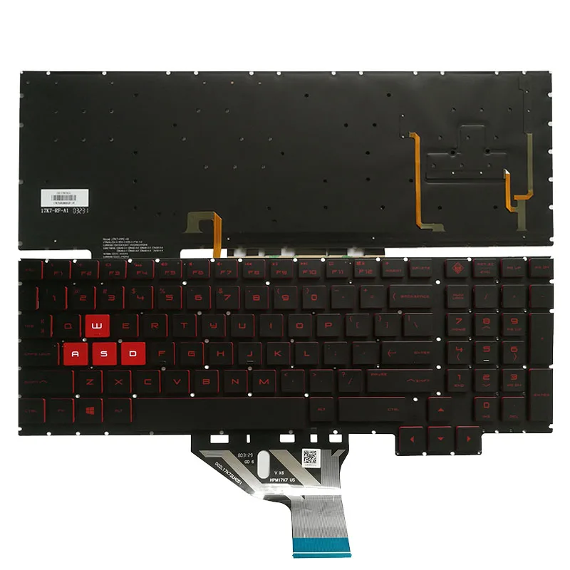 New US laptop keyboard for HP Omen 15-CE020CA 15-CE008CA 15-CE004NA 15-CE017NA 15-CE019NA 15-CE025TX with backlit 15.6"
New US laptop keyboard for HP Omen 15-CE020CA 15-CE008CA 15-CE004NA 15-CE017NA 15-CE019NA 15-CE025TX with backlit 15.6"