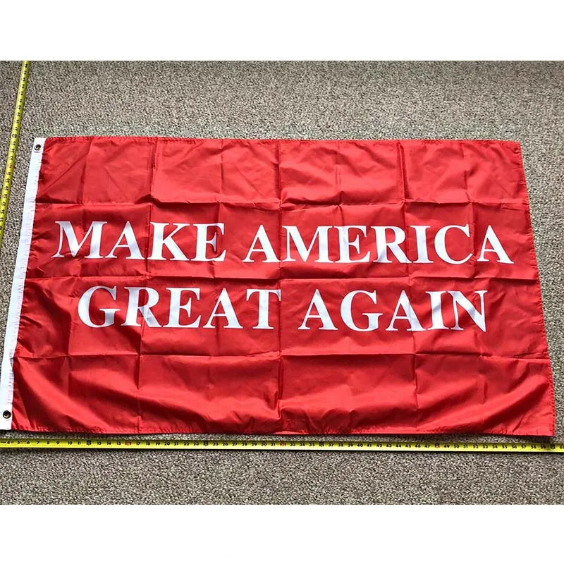 

Donald Trump Flag FREE SHIPPING MAGA RED Make America Great Again 3x5 Foot Digital Print Banner New Flags yhx0340