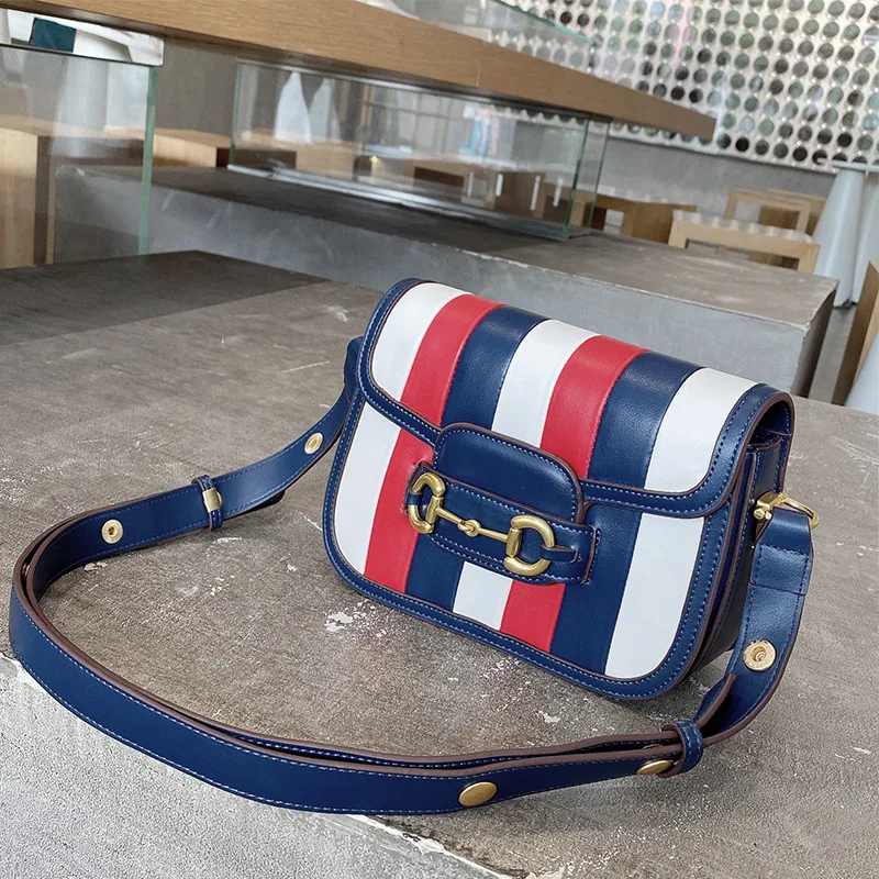 2022 new leather stripe contrast color single shoulder bag saddle bag luxury designer handbags crossbody bags sac a main femme
2022 new leather stripe contrast color single shoulder bag saddle bag luxury designer handbags crossbody bags sac a main femme
