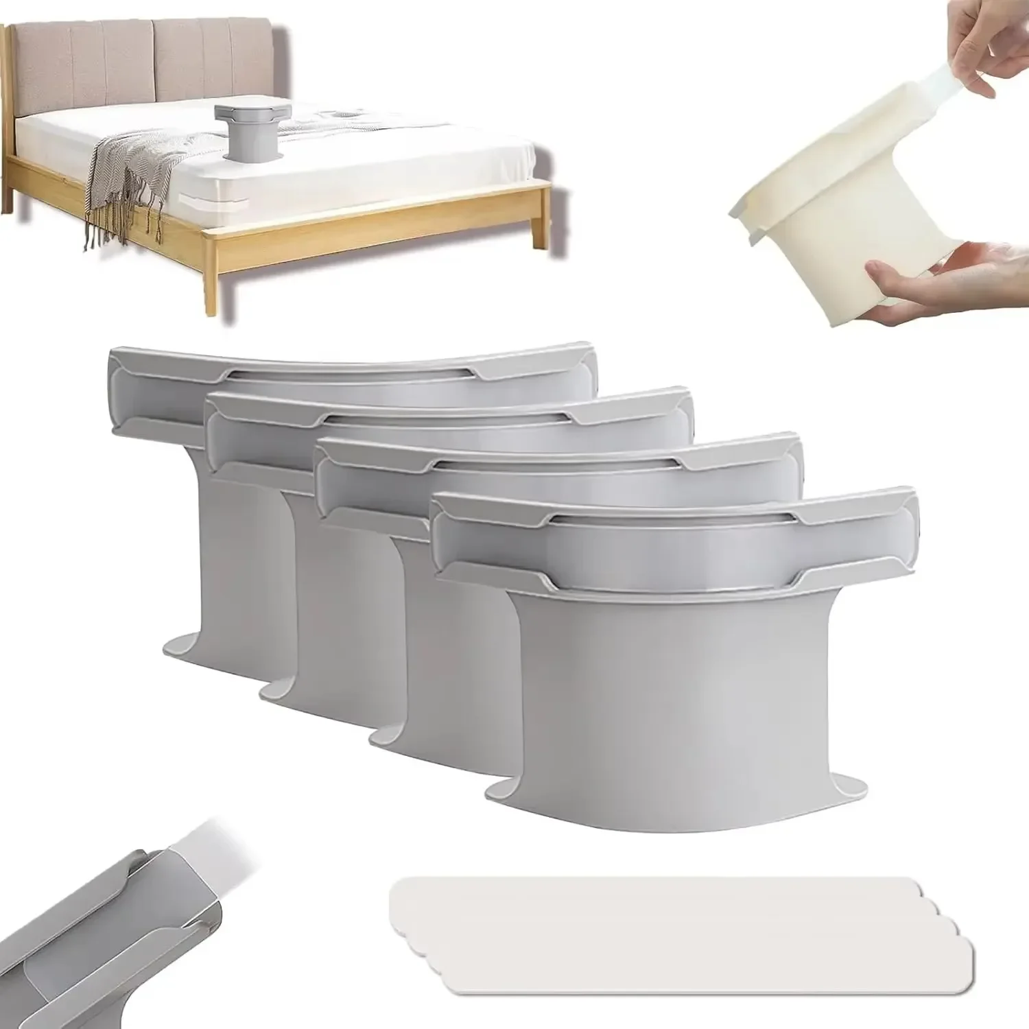 Сверхпрочные зажимы для простыней 4 шт.
Сверхпрочные зажимы для простыней 4 шт.