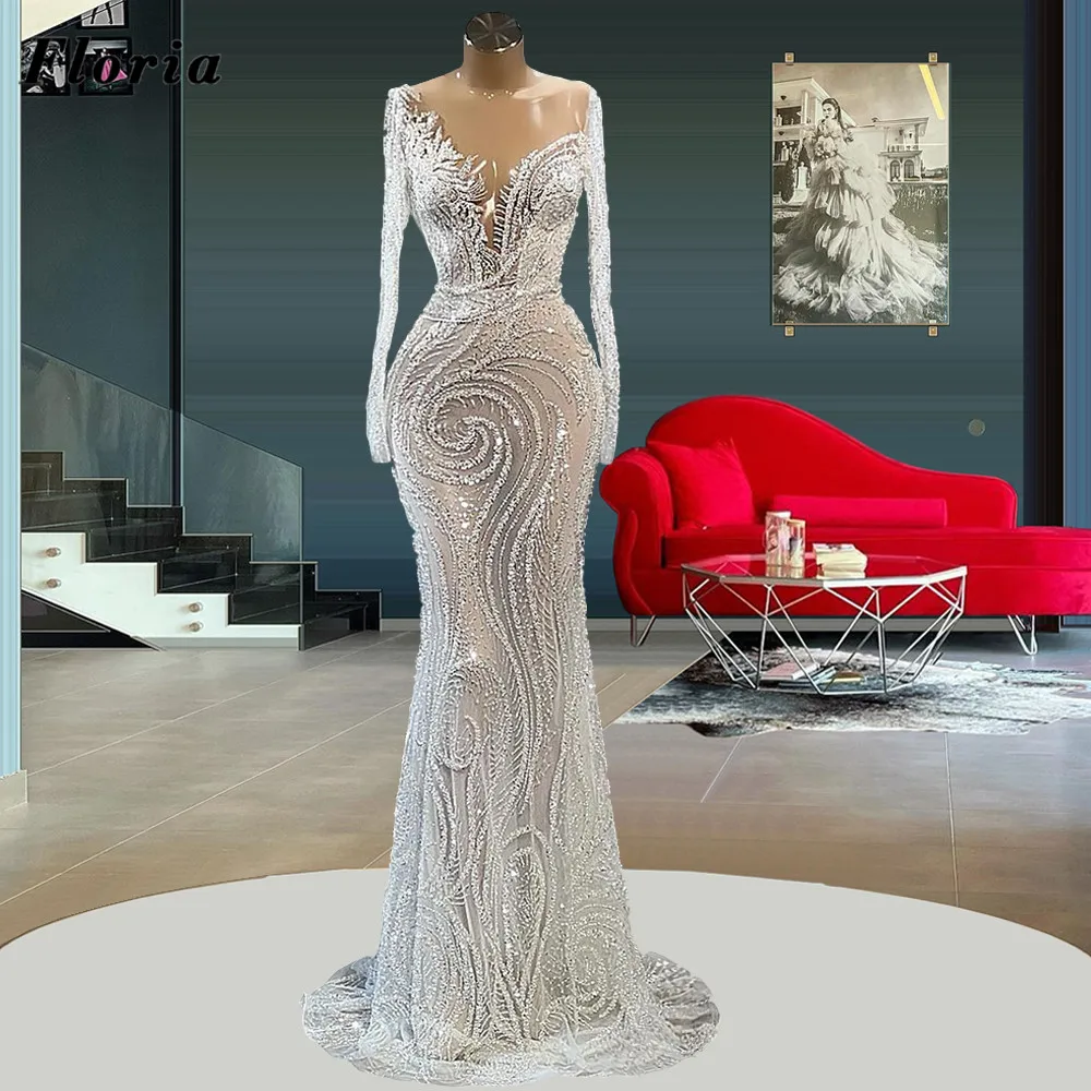 Floria Heavy Handmade Prom Dresses For Women 2022 Illusion Mermaid Evening Dresses Beaded Party Dresses Robes Long Pageant Gowns
Floria Heavy Handmade Prom Dresses For Women 2022 Illusion Mermaid Evening Dresses Beaded Party Dresses Robes Long Pageant Gowns